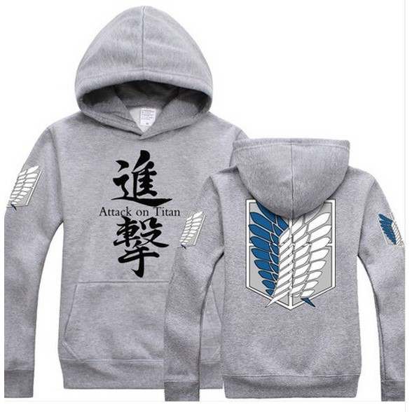 Jaket Anak Anime Anak Sweater Attack On Titan AOT Fashion Anak Hoodie