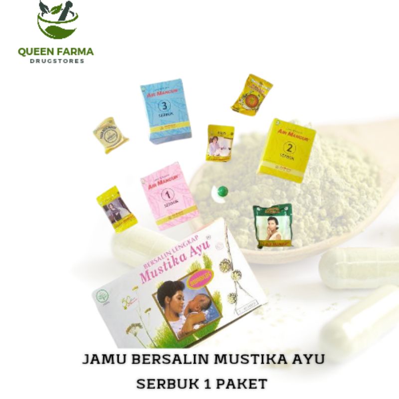 Jamu Bersalin Mustika Ayu Serbuk