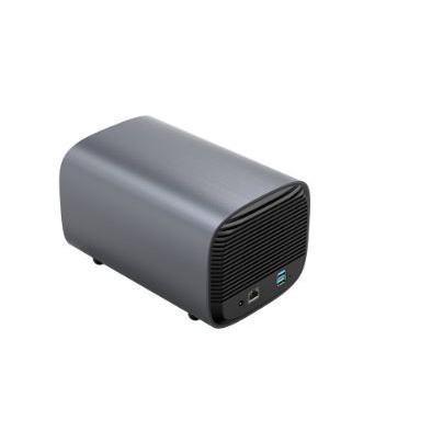 Metabox cloud nas hdd ssd enclosure orico 2 slot 3.5&quot; 2.5&quot; 2.5Gbps gigabit 8gb emmc sata 3 m2 nvme ddr4 4gb intel celeron n4020 RAID hs200 hs-200