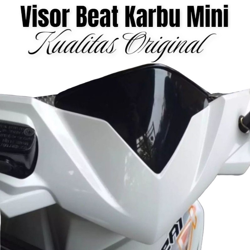 Visor Beat Karbu Mini New Model Visor Free Double Tape 3M Pnp Best Produk Quality