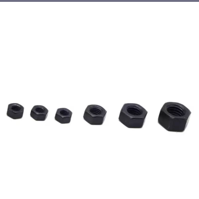 Mur Hex Nut Carbon Stell 300 pcs Ukuran M3~M10