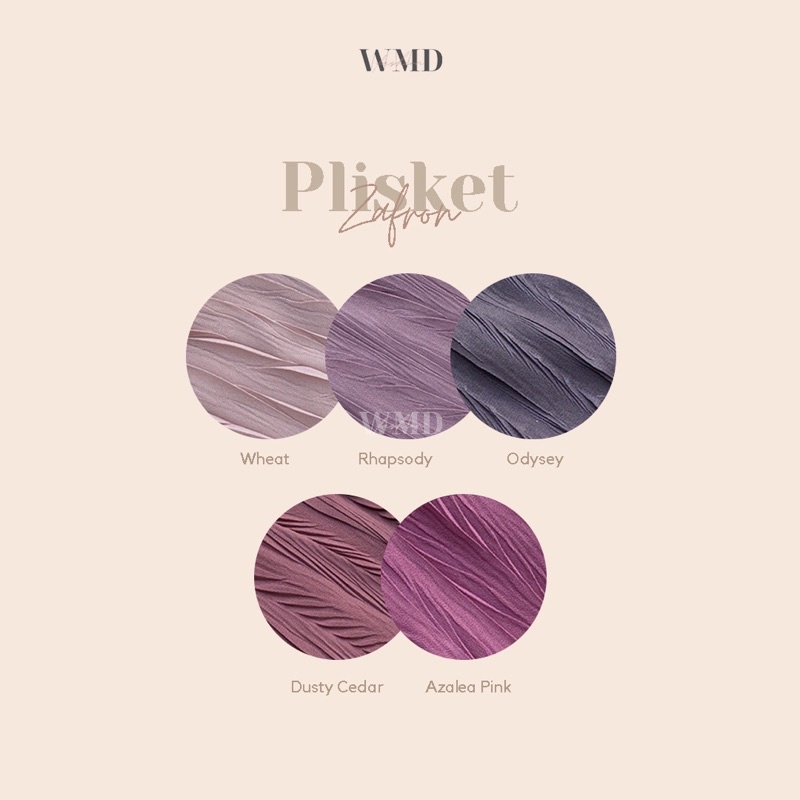 Pashmina Plisket Zafron Padi WMD Fashion-5