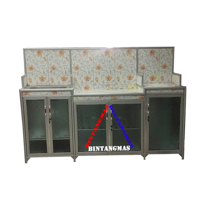 RAK WASTAFEL PLUS RAK KOMPOR PLUS RAK MAGIC COM 5 PINTU