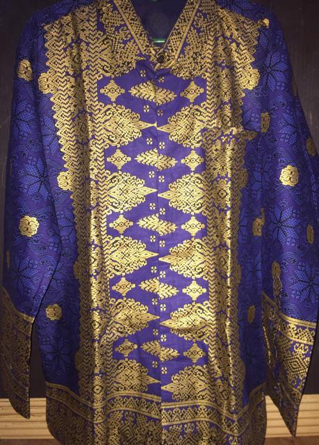 Couple Setelan Motif Songket / Batik Jufri Palembang A