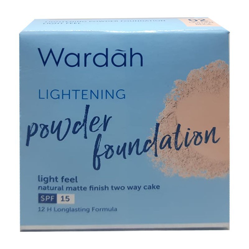 TWC Wardah Lightening Powder Foundation Light Feel