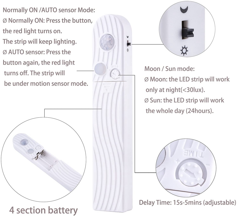 (1 / 2m) Lampu Strip 60 Led Terang Anti Air Untuk Dekorasi Rumah