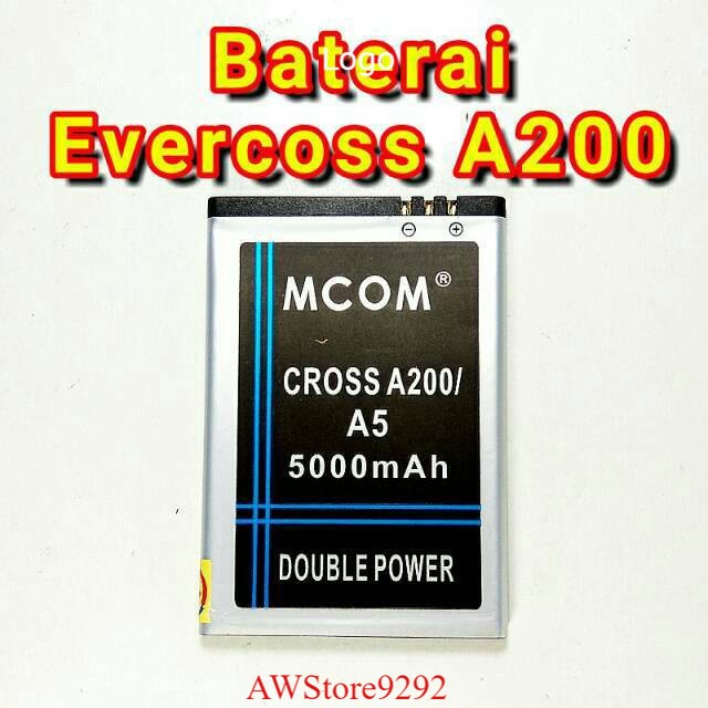 Mcom Battery Batre Baterai Double Power Mcom Evercoss Cross A5 A200