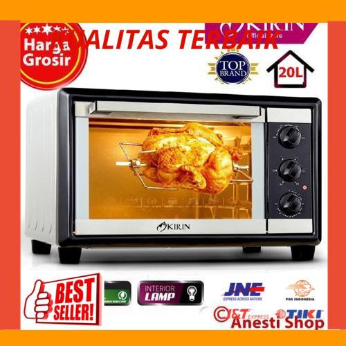 New Oven Listrik Kirin Kbo 200ra Kap 20 Liter Lampu Low Watt 600 Watt Shopee Indonesia