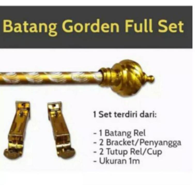 Tongkat Gorden Jendela / Rollet Gorden /Batang Gorden –SJM.02Jl22ᴳ