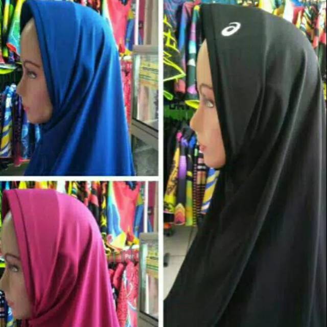 Kerudung jilbab voli olahraga murah