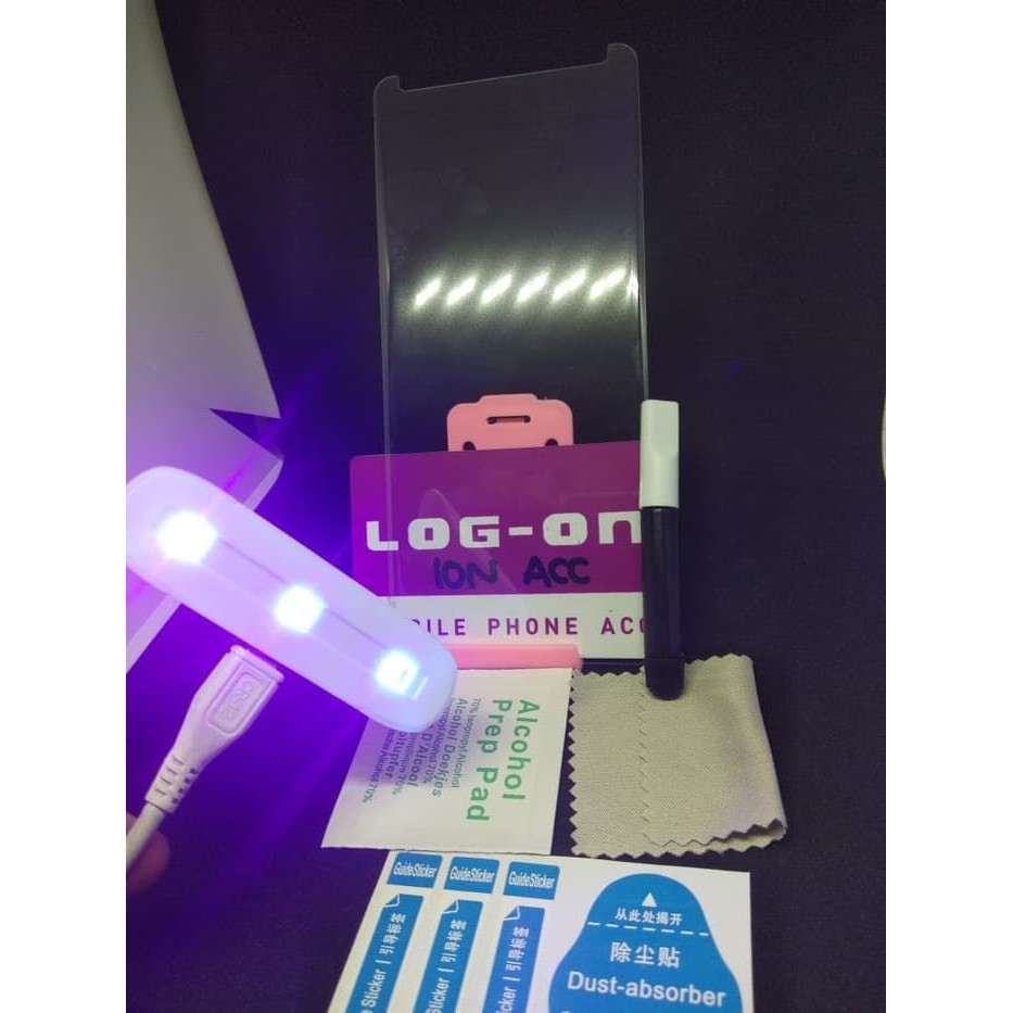 TEMPERED GLASS UV SAMSUNG S8 PLUS ANTI GORES KACA FULL LEM ULTRAVIOLET - SCREEN PROTECTOR