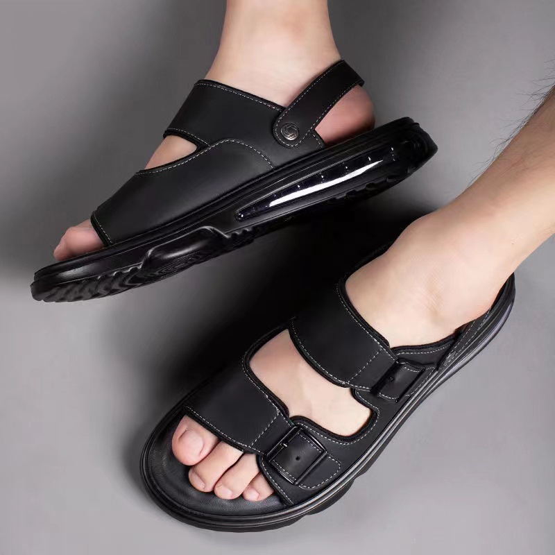 Sandal Slide Sepatu Pria Original Import Sandal Cowok Kuliah Bagus Viral High Quality Premium Anti Slip