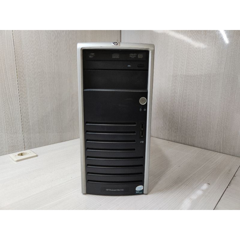 Paketan Pc Server HP Proliant ML110 G4 Intel Xeon 3040 Ram 4GB HDD 320x2 Lcd 20in Second Bergaransi