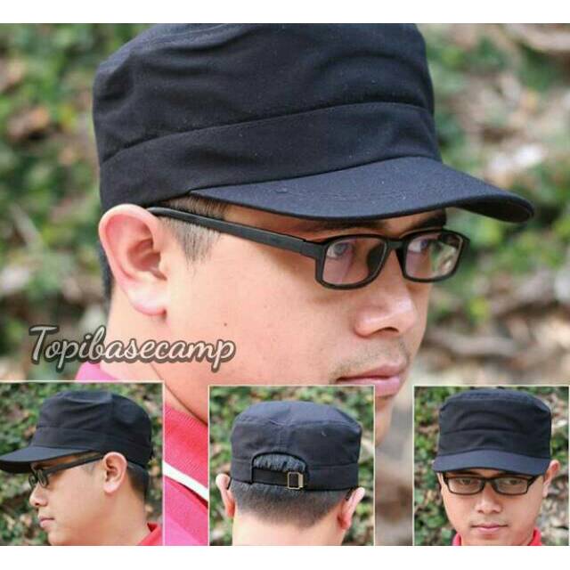 Topi Komando Original jahitan rantai topi trendy topi gaul topi keren topi pria wanita murah