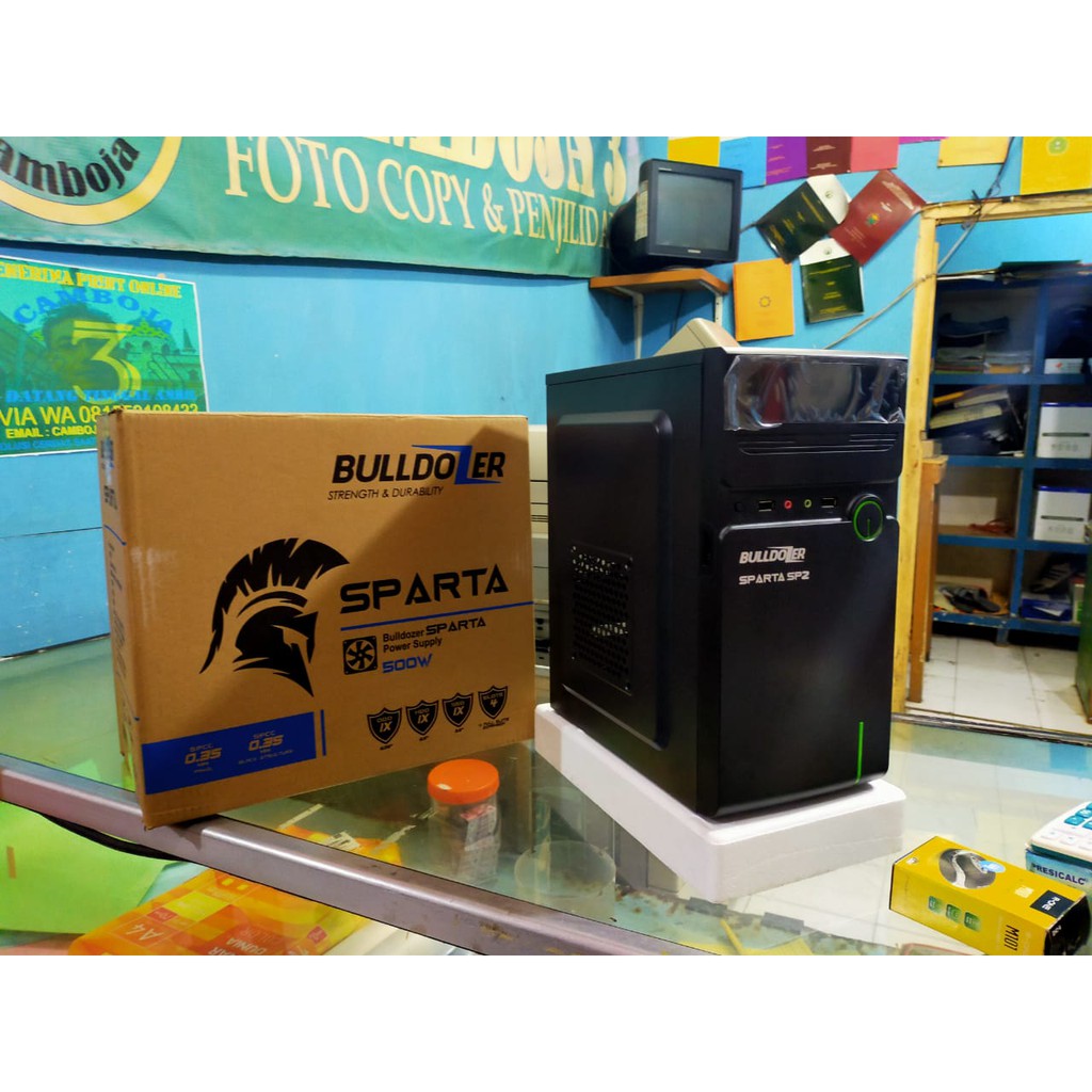 PC/CPU Core i3 Ram Ddr3 4Gb Hdd 500Gb Casing Baru