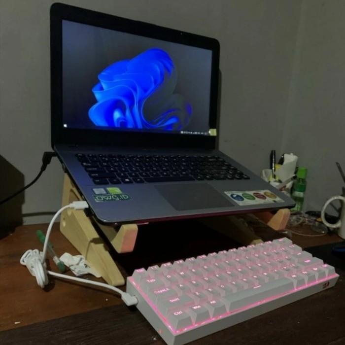 Stand Laptop Dudukan Laptop Alas laptop Kayu