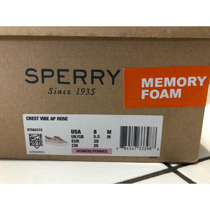 sperry crest vibe memory foam