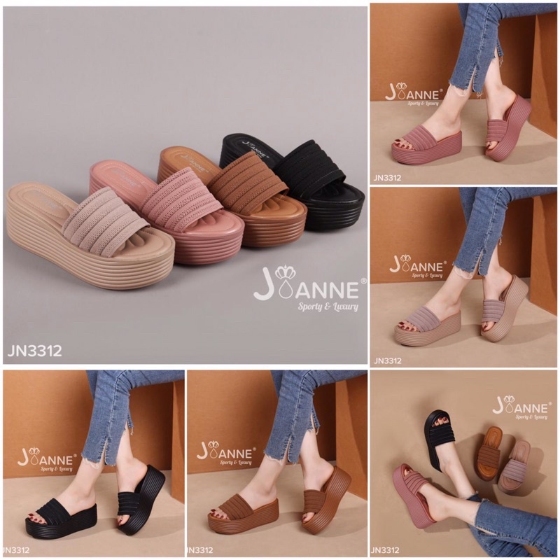 JOANNE Wedges Sandals #JN3312 ORIGINAL