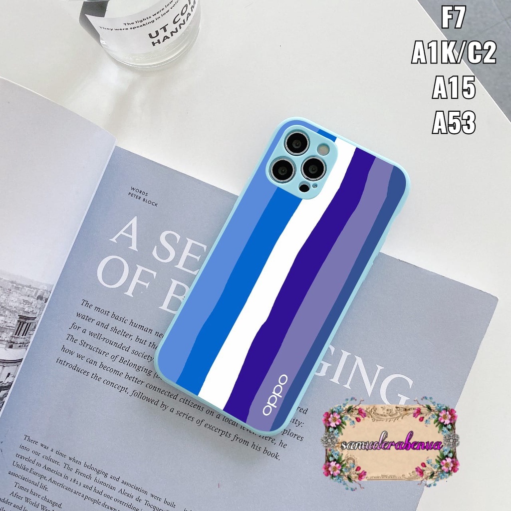 SS046 CASE RAINBOW OPPO A1K A3S A83 A59 F1S A59 F5 YOUTH F7 F9 A5S A11K A12 A7 SB1504