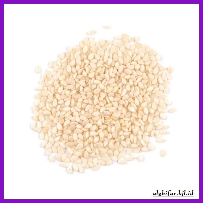 

Makanan-Kering- Wijen Putih - White Sesame Seed 100 Gr -Aneka.
