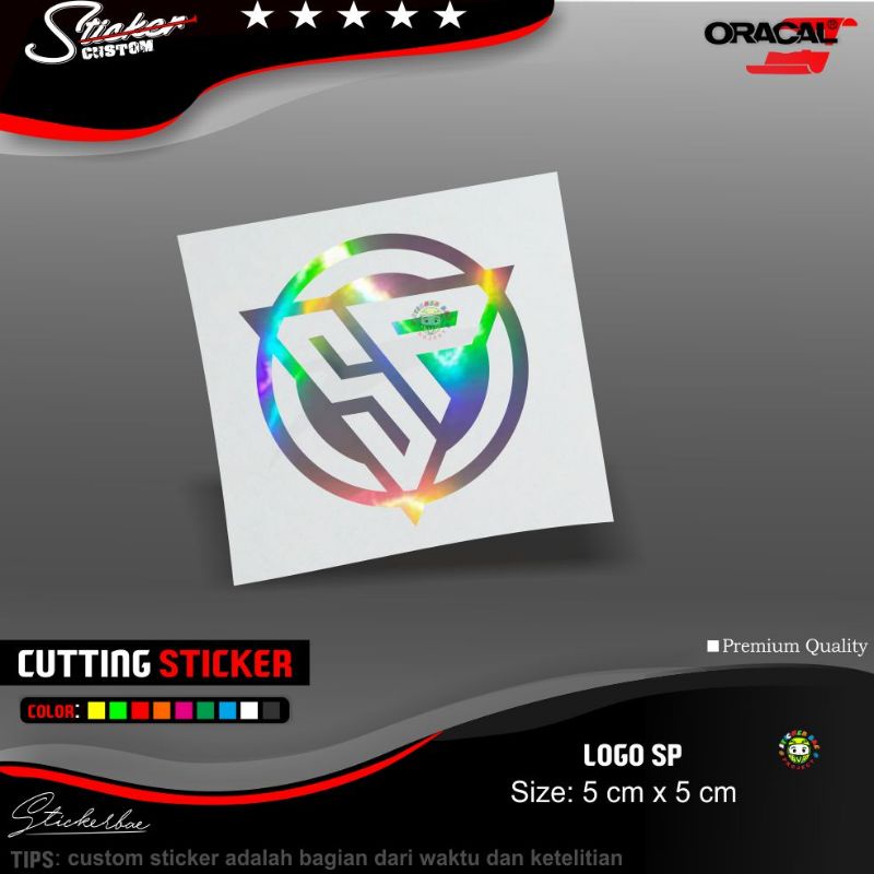 stiker sp logo speed people stickerr cutting 1pcs stiker viral motor