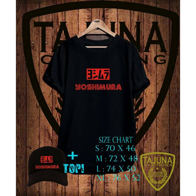 Kaos + Topi Yoshimura