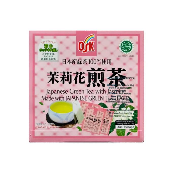 

OSK Japanese Green Tea With Jasmine 50's | OSK Teh Hijau Jepang HALAL
