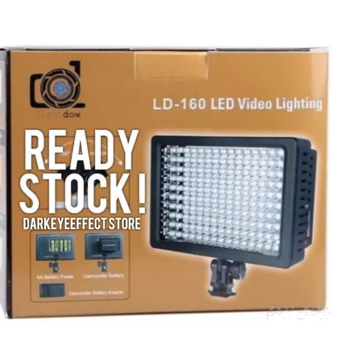 CANON NIKON SONY HD-160 LED Video Lighting-lampu studio foto murah