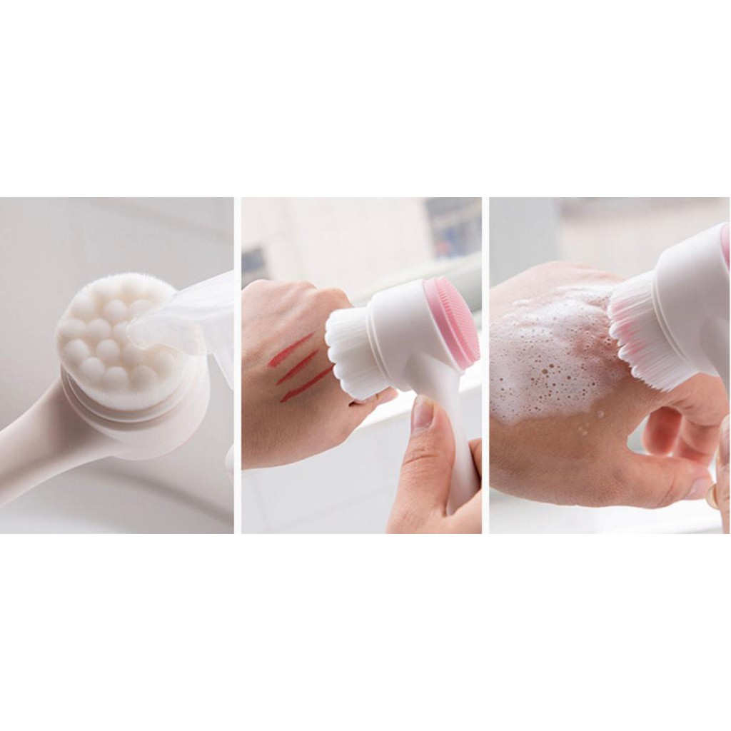 UNNISO - Face Cleansing Brush Silicone Double Sides manual