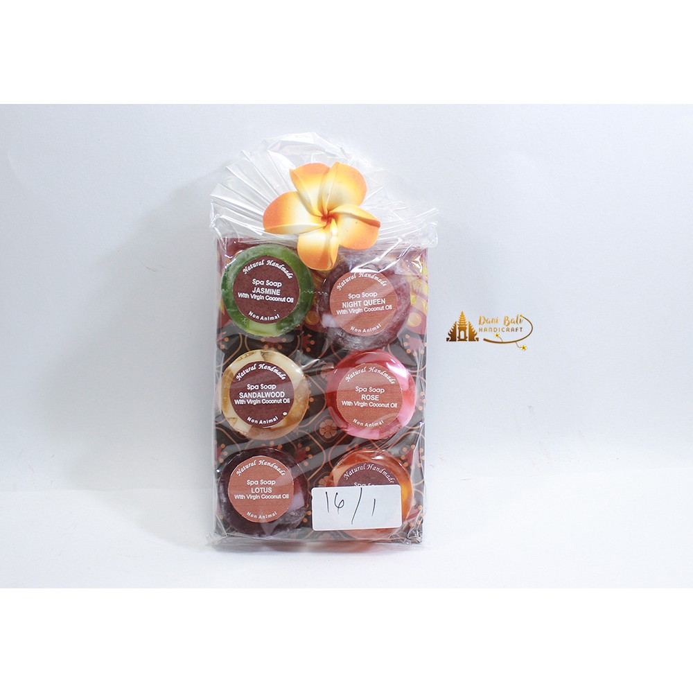 Souvenir Home Spa Paket Sabun Bulat isi 6 45/1 Oleh oleh Khas Bali
