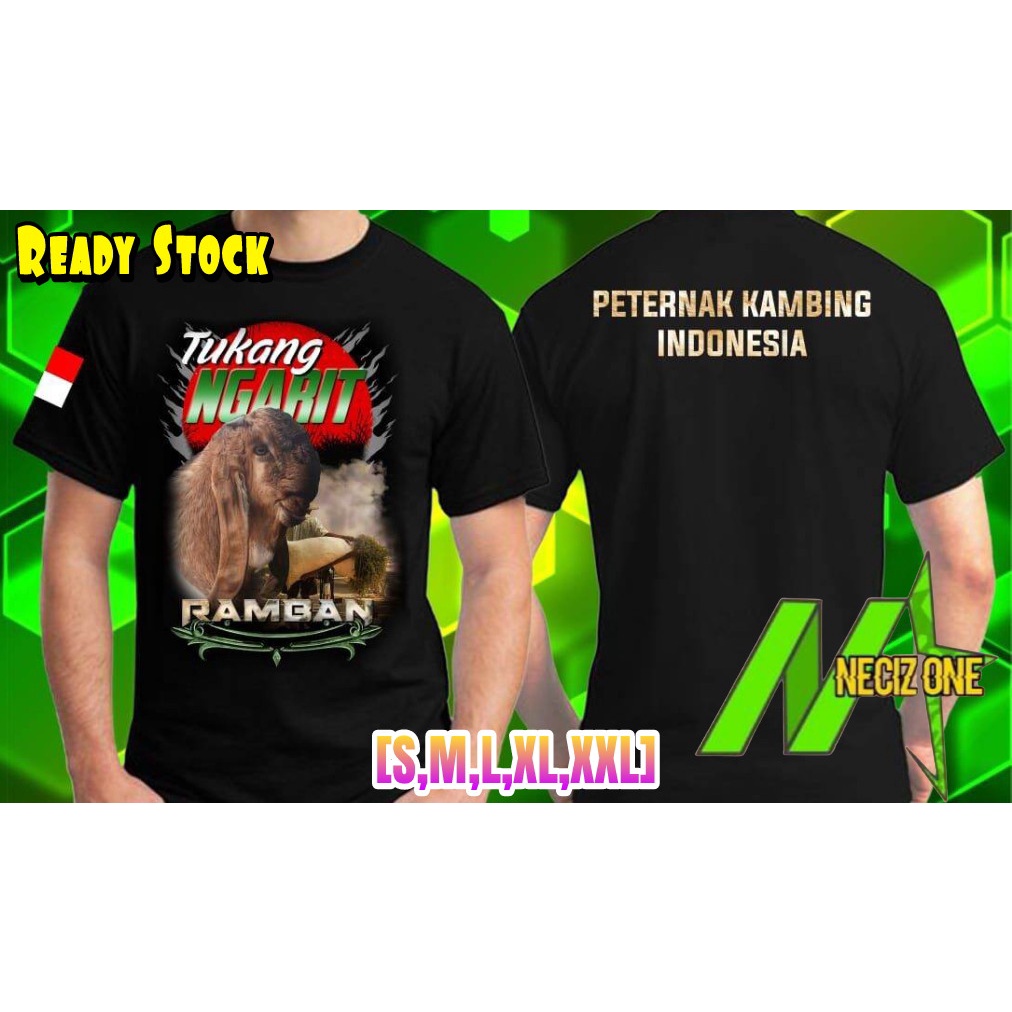 Jual Kaos Pria Keren Peternak Kambing Indonesia Tukang Ngarit Ramban