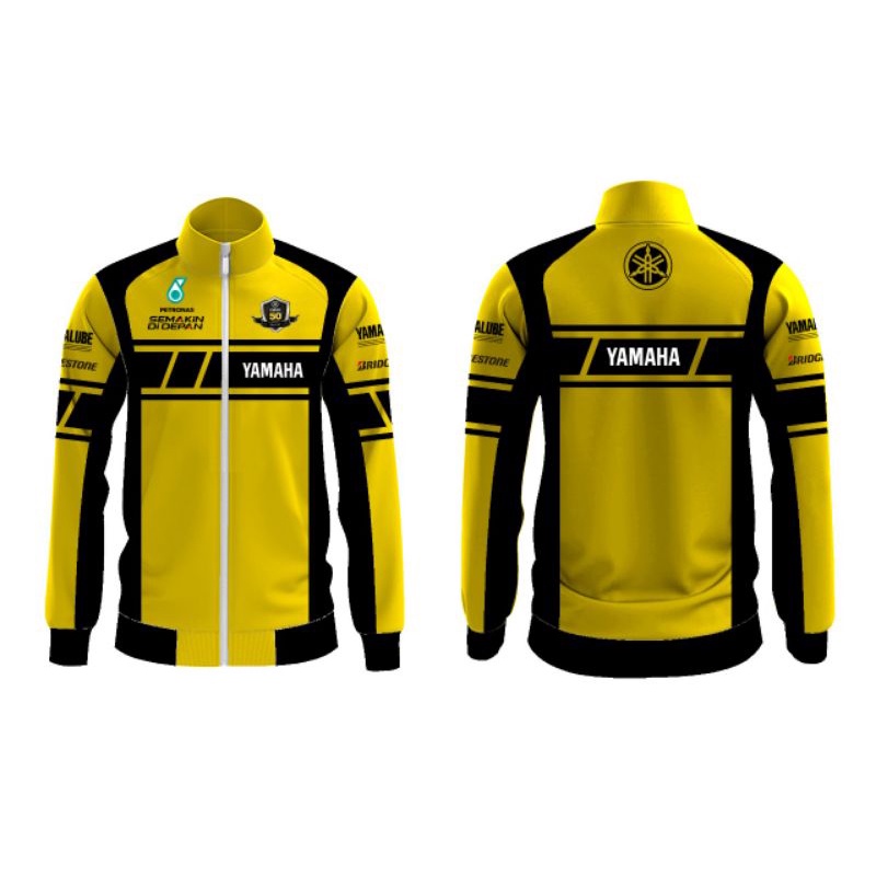jaket motor Yamaha racing team edisi anniversary 50th jaket vintage