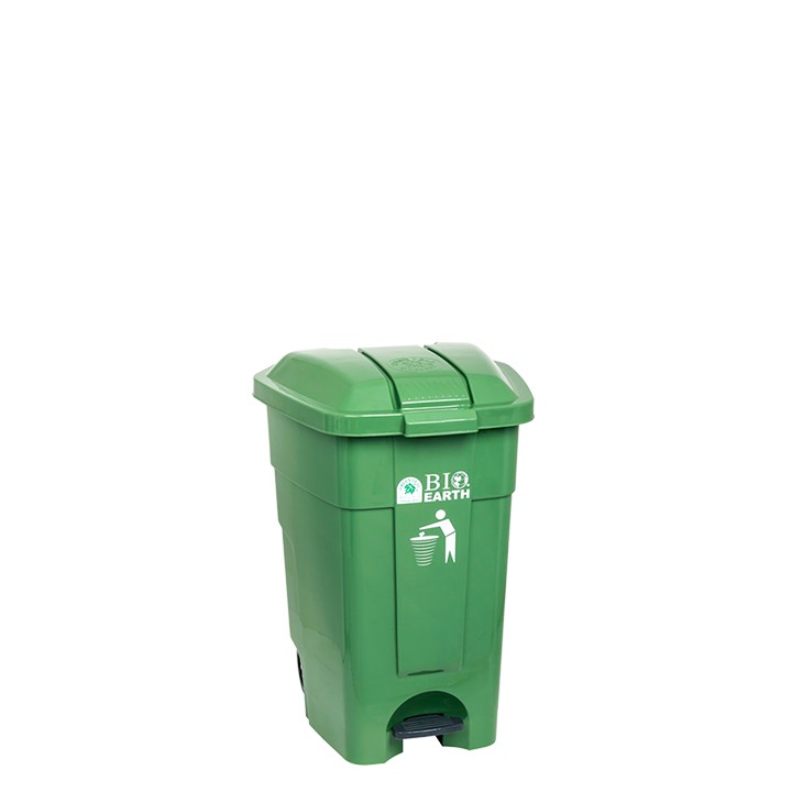 Tempat Sampah 65 Liter GREEN LEAF 2007 Injak / Kotak Sampah Bio Plastik / Dust Bin