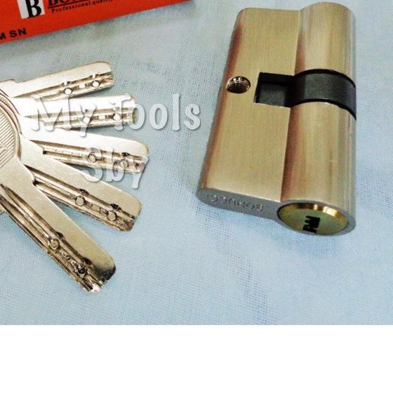 ▲ Silinder / Cylinder Kunci Pintu Rumah Besar Silver Kuningan Anak Kunci Komputer Bonucci ☀