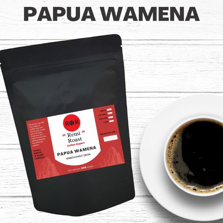 

KOPI ARABIKA PAPUA WAMENA 500 GRAM BUBUK / BIJI