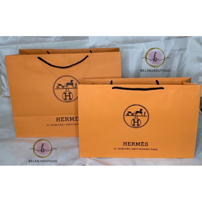 Paper bag Branded / Paperbag H / Paperbag Kado / Shopping Bag Branded  (Ready Stock Jakarta )