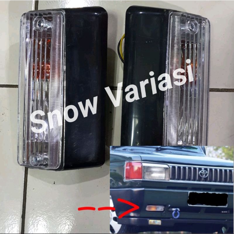 Lampu sein bumper kristal Kijang Grand 1992-1996