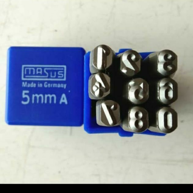 

MASUS Germany Angka Ketok 5 mm Stamp Punch Figure 0-9