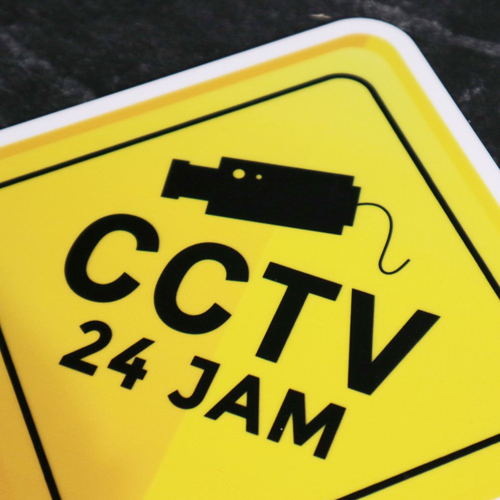 CCTV 24 JAM | Papan Sign Board Akrilik