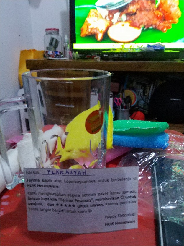 Gelas Teh Gagang - Golden Dragon Melamin (853)