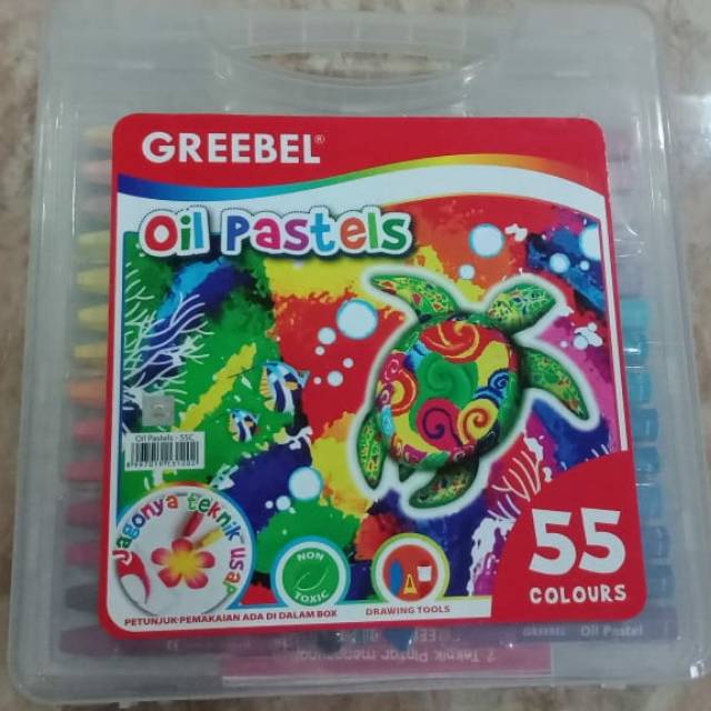 

Greebel Oil Pastels isi 55 warna