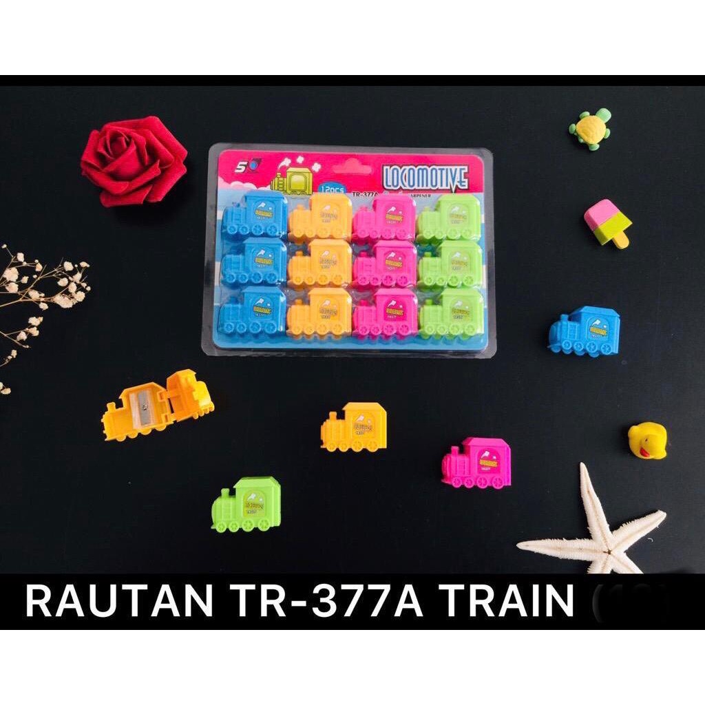 

SERUTAN PENSIL / RAUTAN PENSIL MIKA MINI KAREKTER TRAIN / KERETA. TERMURAH TR-377A