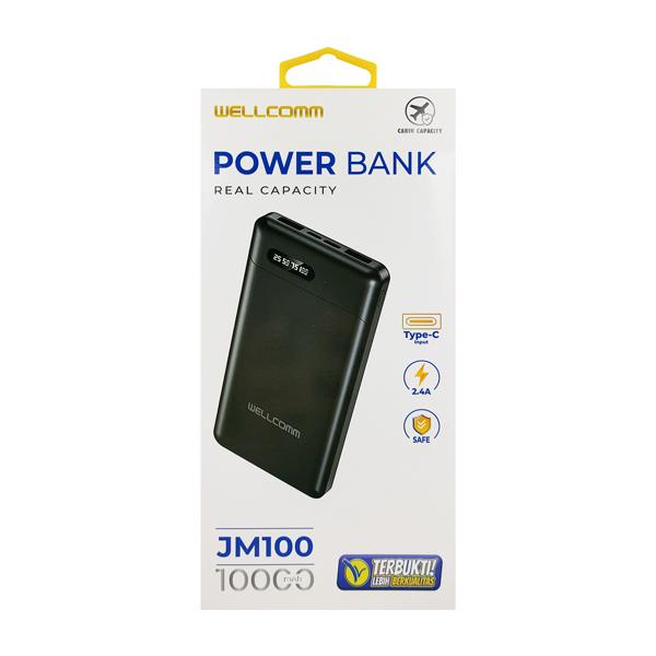 POWERBANK PB POWER BANK WELLCOMM JM100 10000mAh