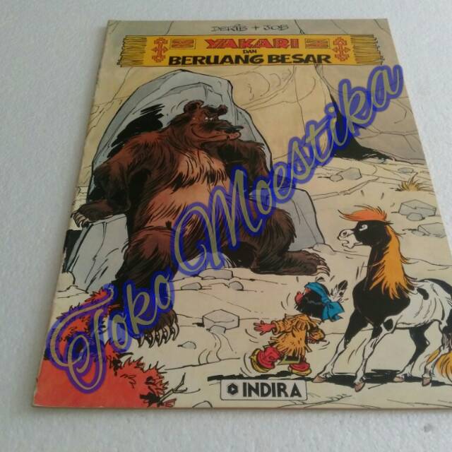 komik yakari dan beruang besar
