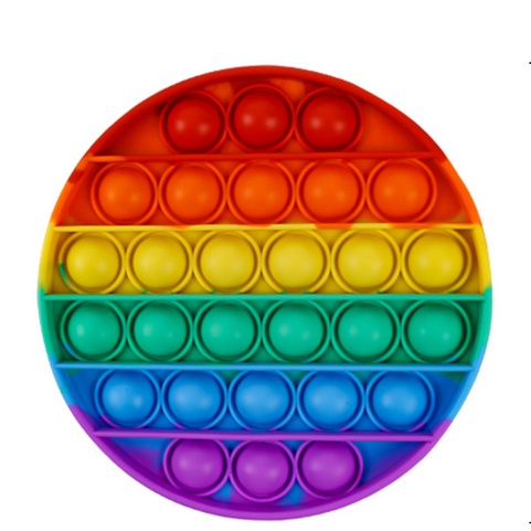 POP IT MURAH RAINBOW UNICORN fidget push Pop Its Fidget Toy Push bubble kids POPIT-BULAT RAINBOW