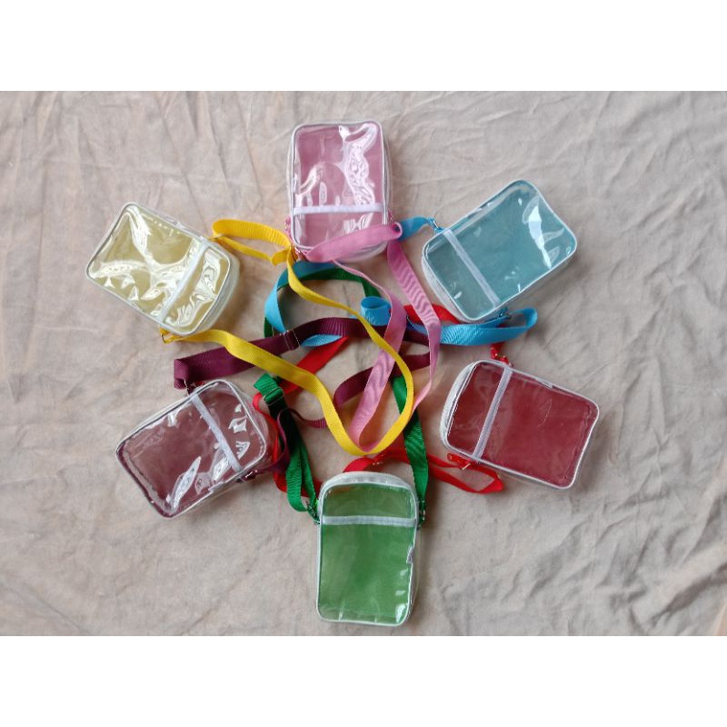 crossbody bag transparant tas transparant slempang