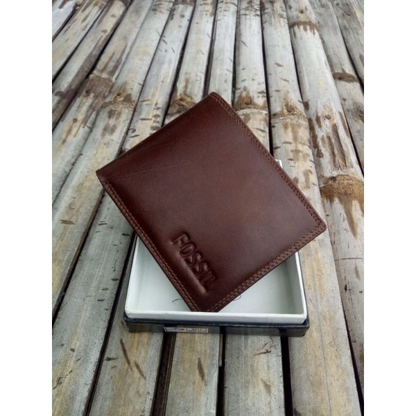 dompet full kulit asli sapi coklat asli kulit Magetan