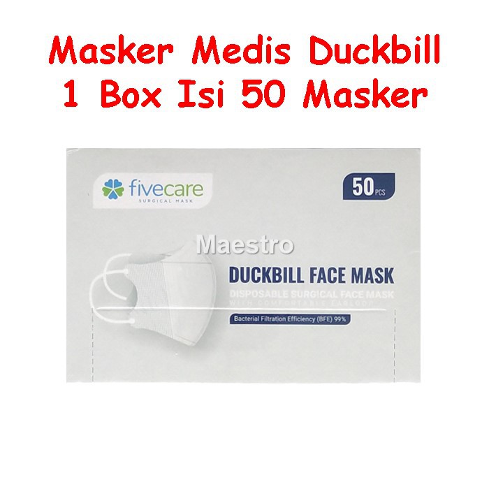 Masker Medis Duckbill FiveCare Surgical Face Mask Duck Bill Five Care