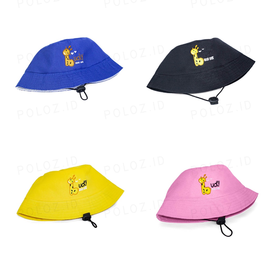 TOPI BUCKET ANAK TOPI BUCKET  GOOD LUCKY ANAK TOPI BUCKET TALI MURAH TOPI BAKET ANAK BAYI TOPI BUCKET BAYI-1