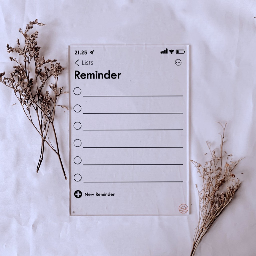 

Acrylic Reminder